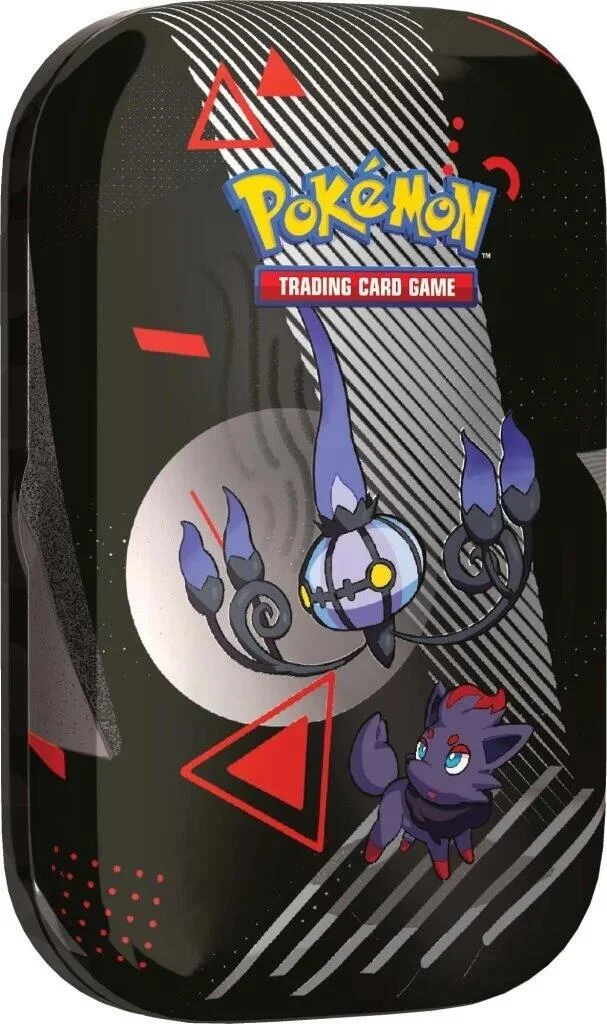 Photo of Unova Mini Tin Chandelure & Zorua