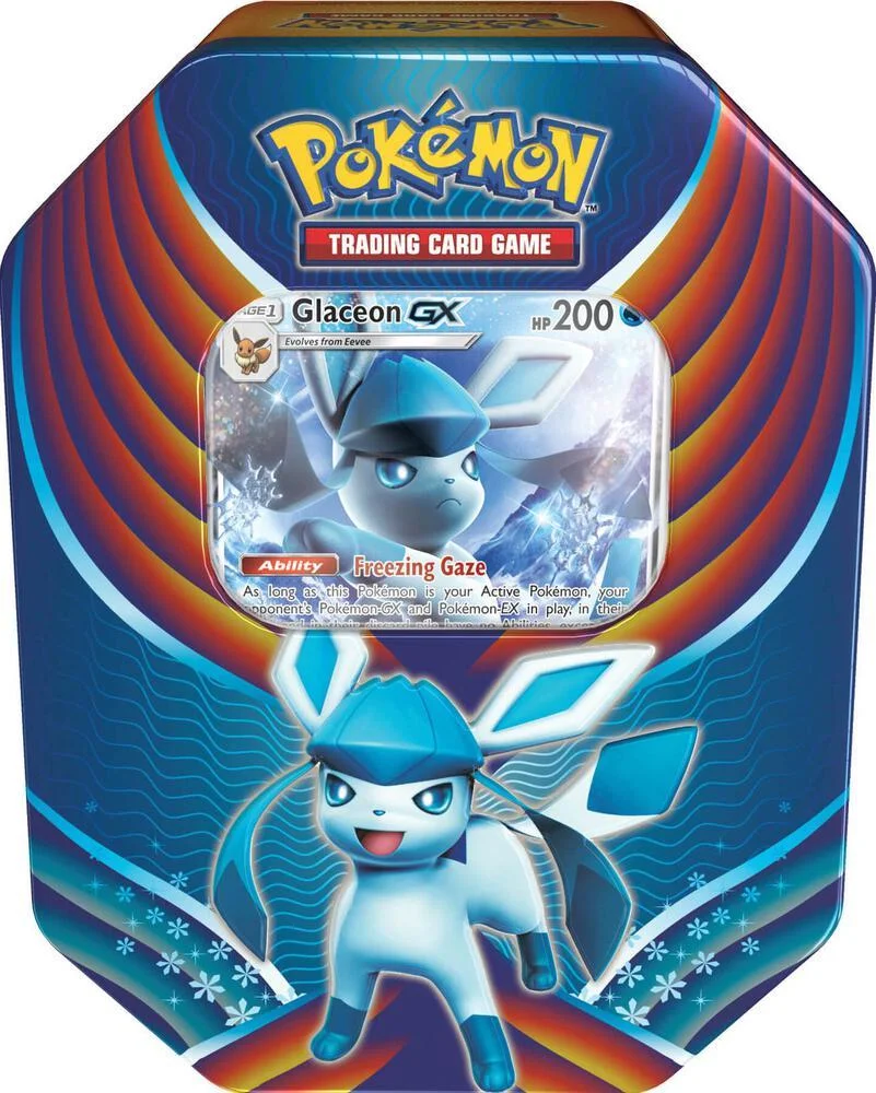 Photo of Evolution Celebration Tin Glaceon Gx