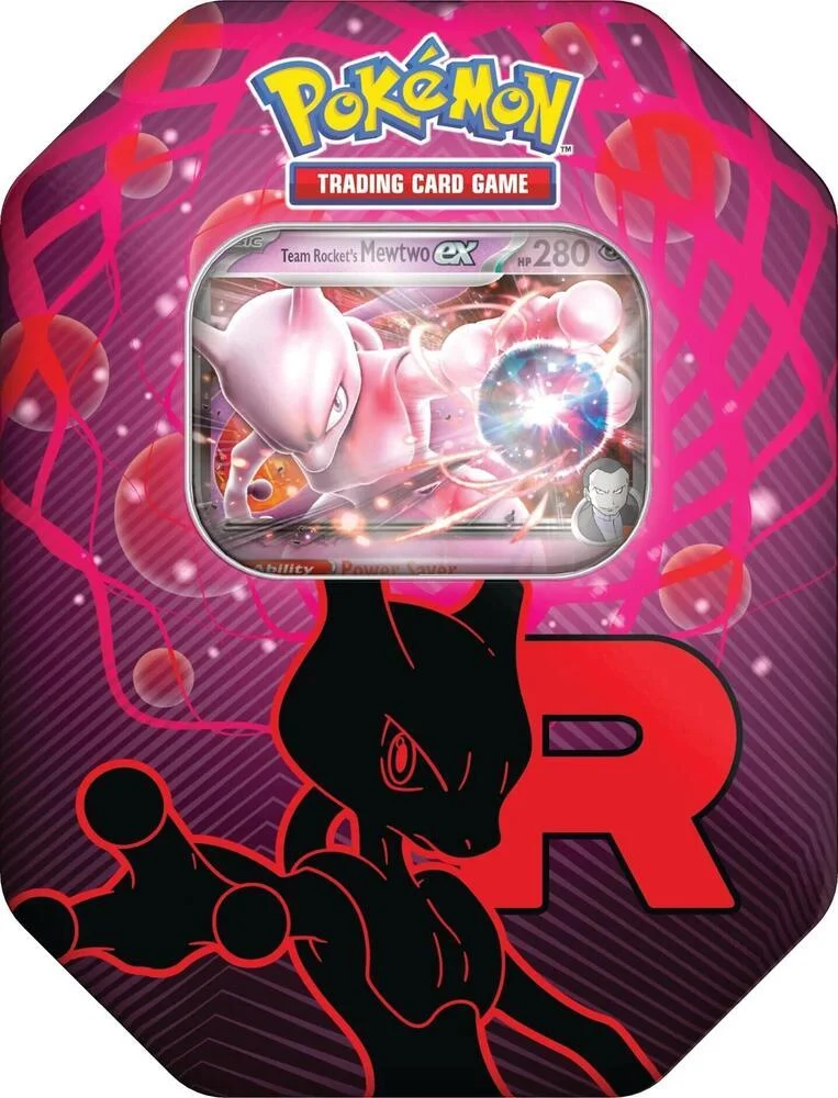 Photo of Team Rocket Tin Mewtwo Ex International