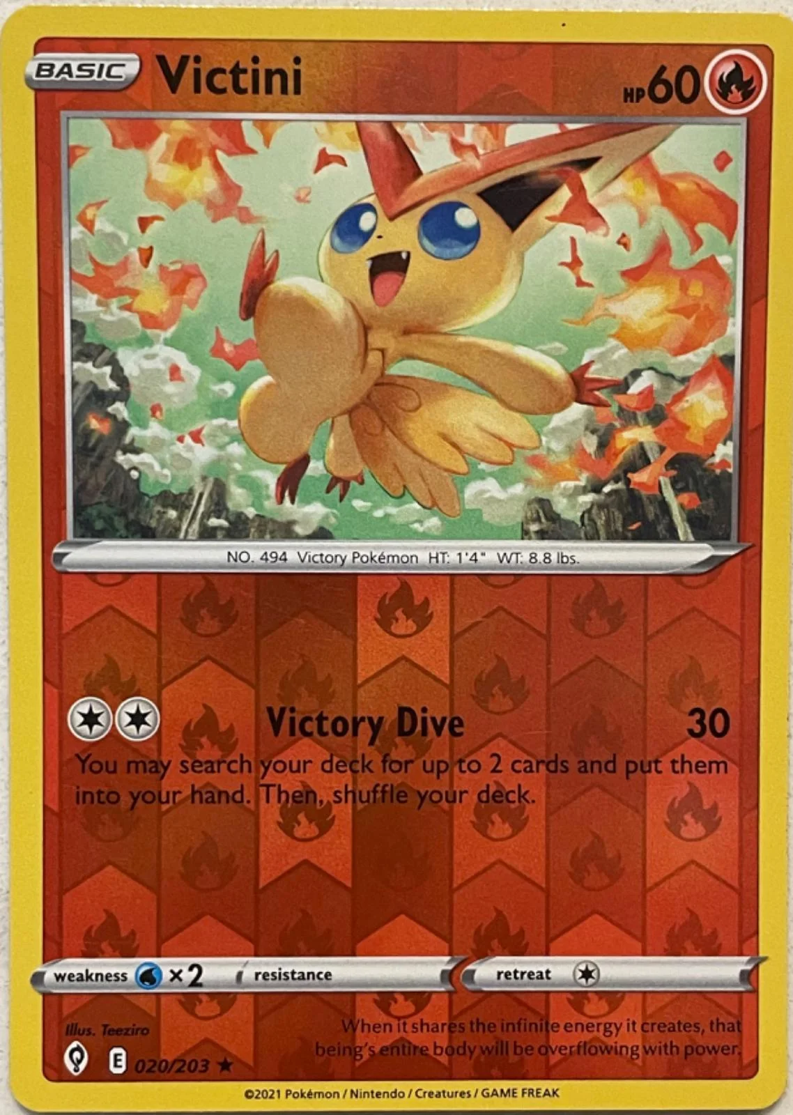 Photo of Victini Reverse Holo 20