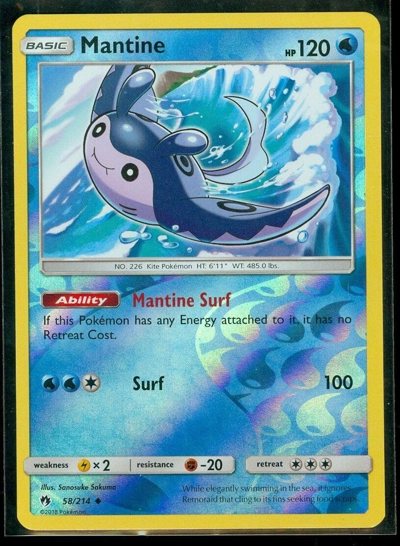 Photo of Mantine Reverse Holo 58