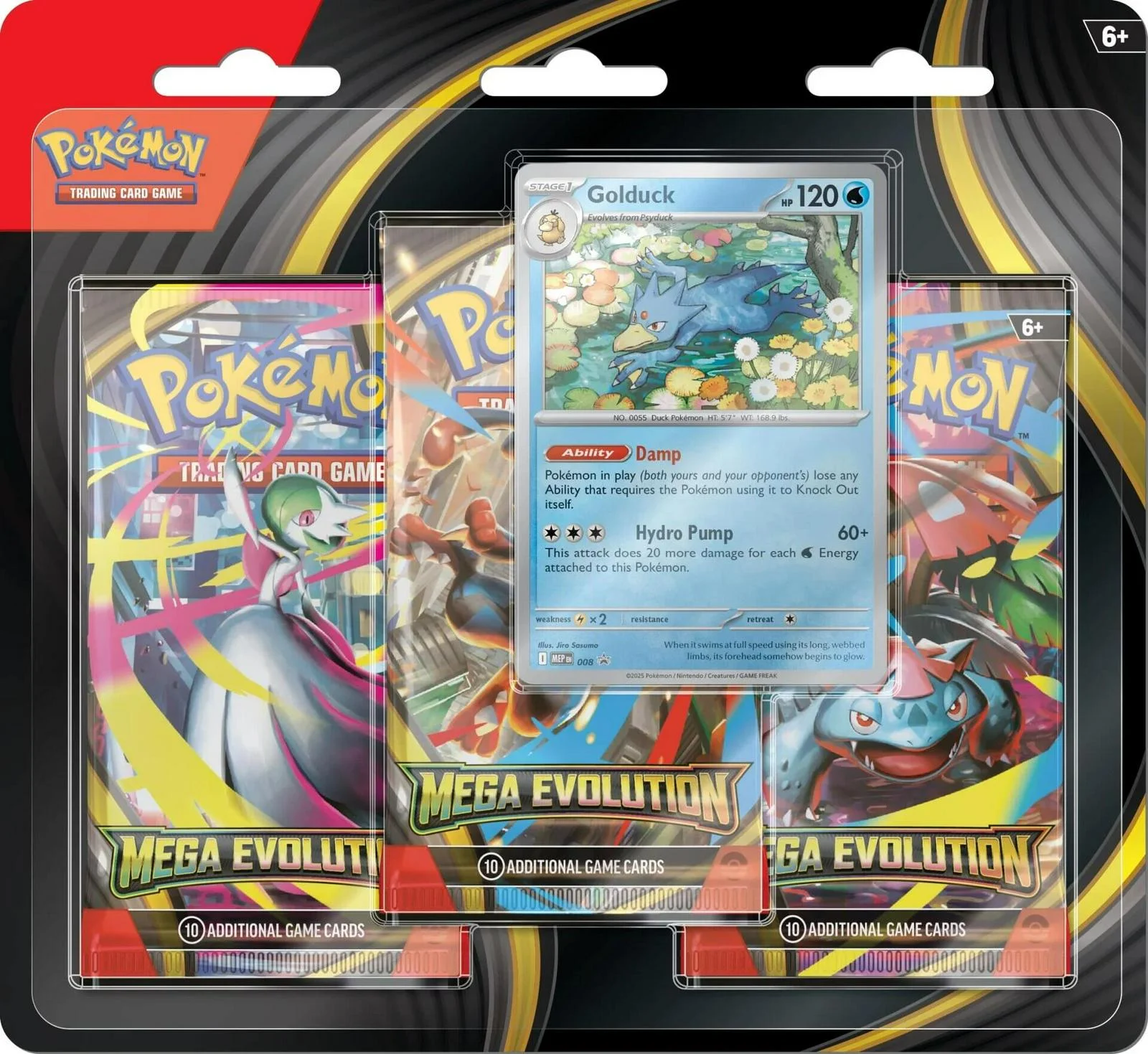 Photo of 3 Pack Blister Golduck