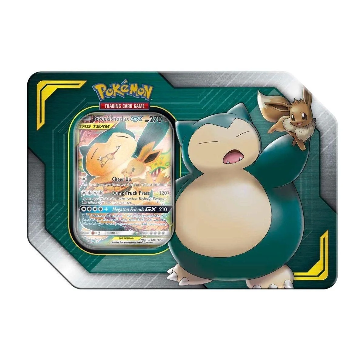 Photo of Eevee & Snorlax Gx Tin