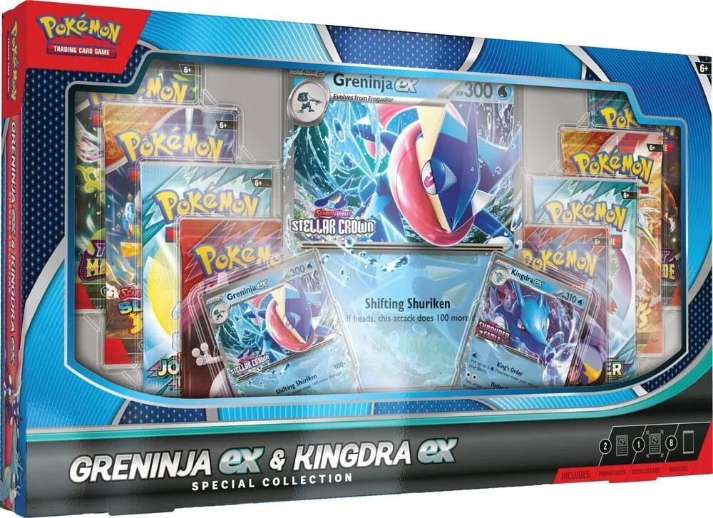 Photo of Greninja Ex & Kingdra Ex Special Collection Box