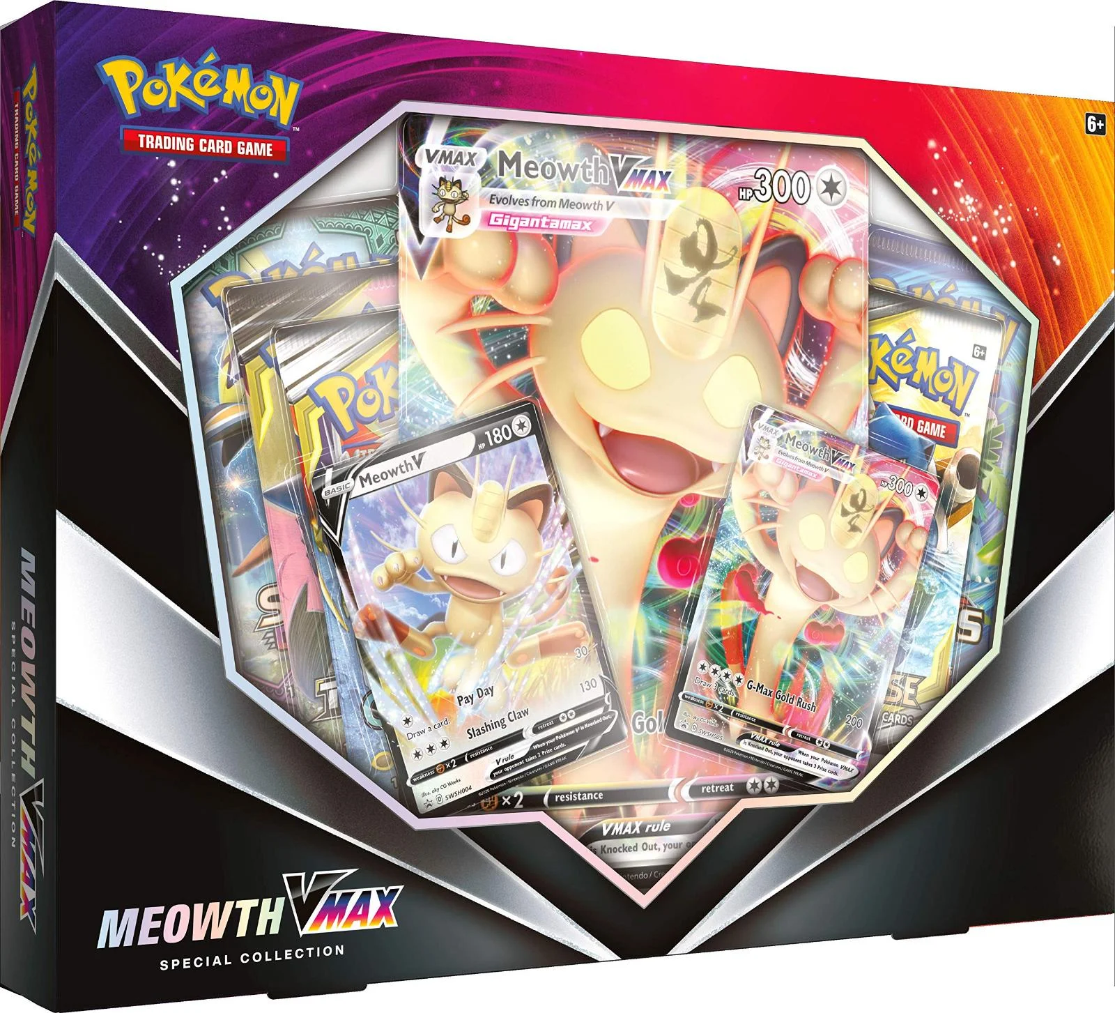 Photo of Meowth Vmax Special Collection Box