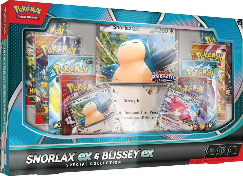 Photo of Snorlax Ex & Blissey Ex Special Collection