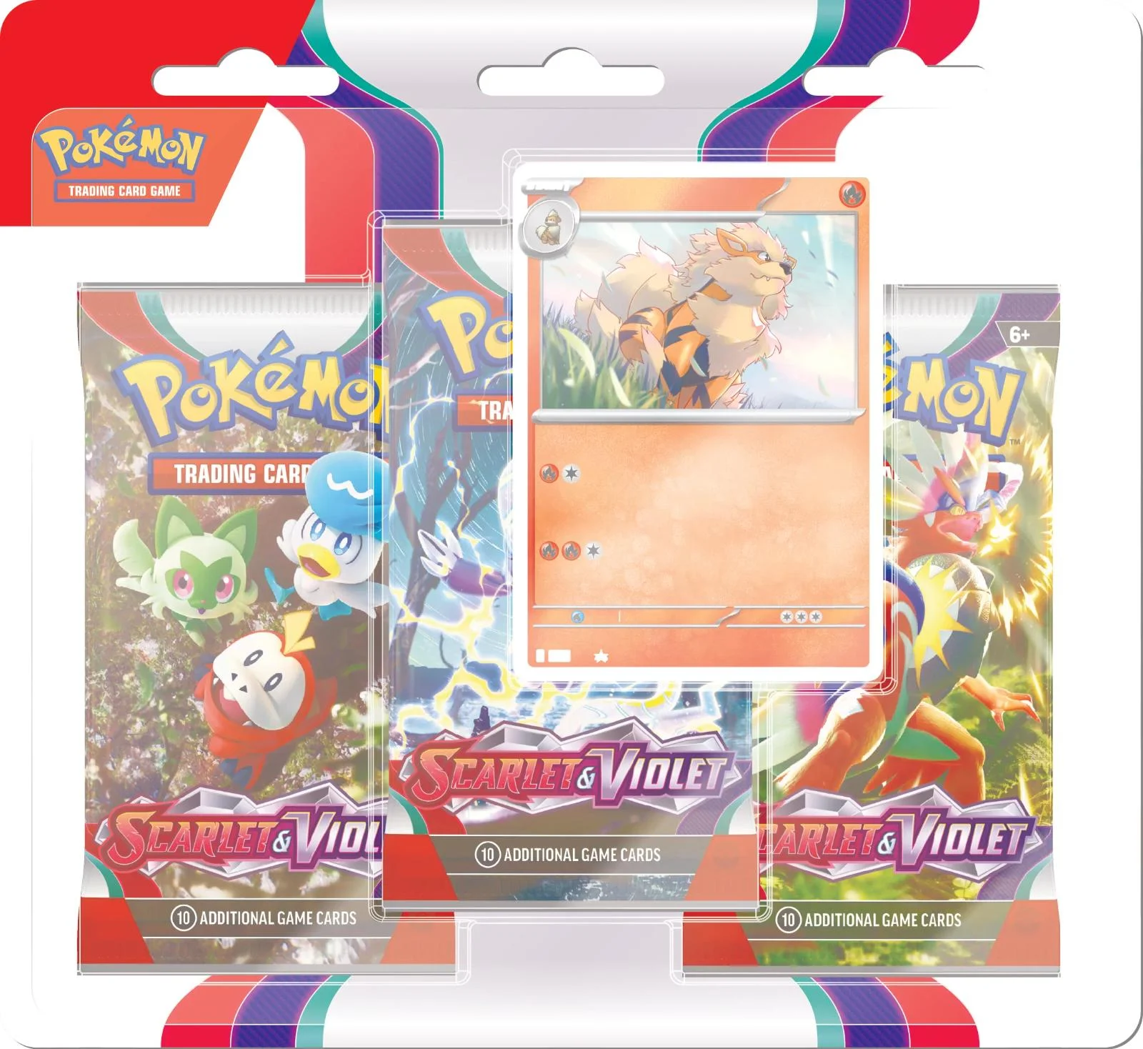 Photo of Arcanine 3 Pack Blister