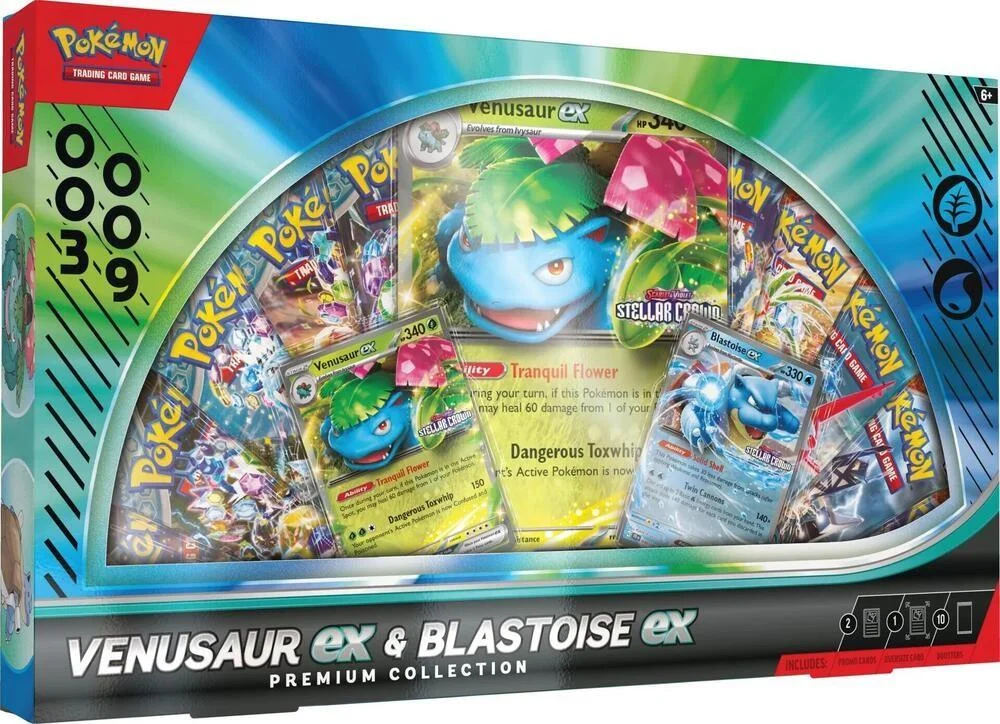 Photo of Venusaur Ex & Blastoise Ex Premium Collection
