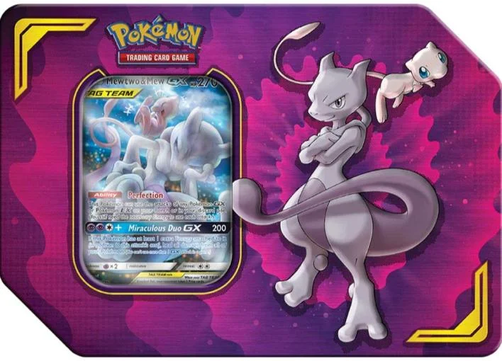 Photo of Power Partnership Tin Mewtwo & Mew Gx
