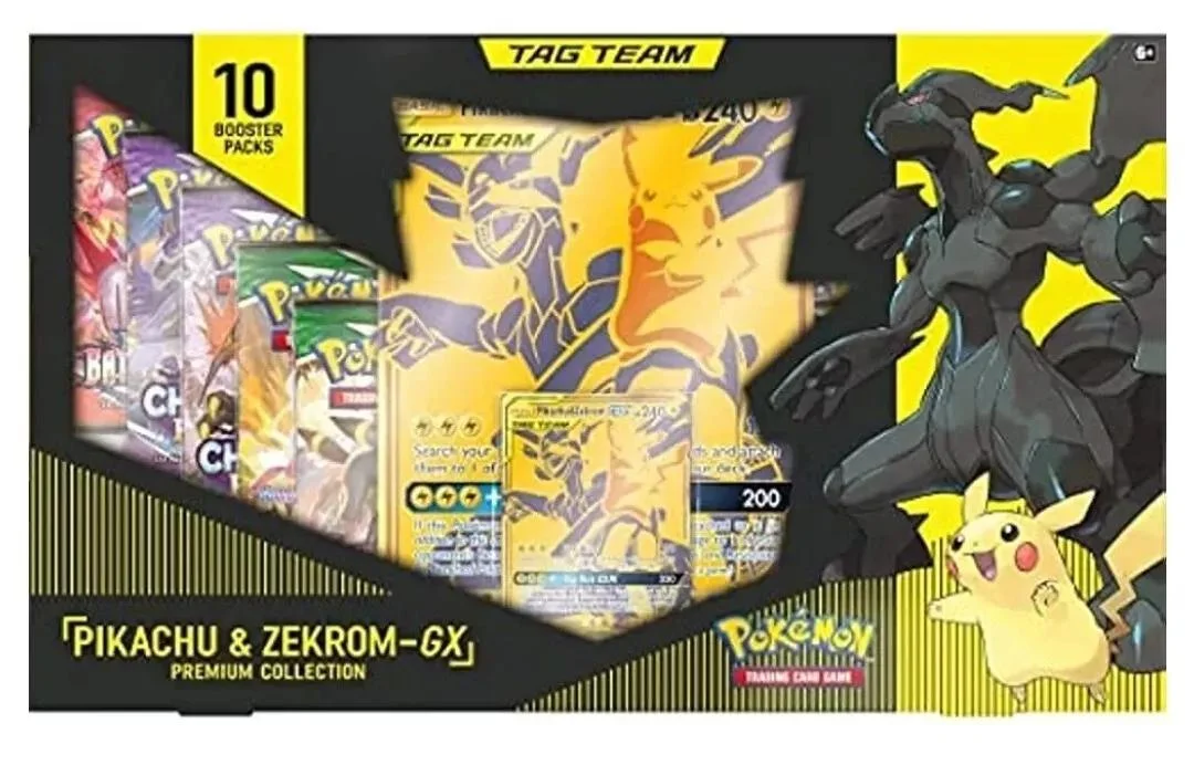 Photo of Pikachu & Zekrom Gx Premium Collection Box