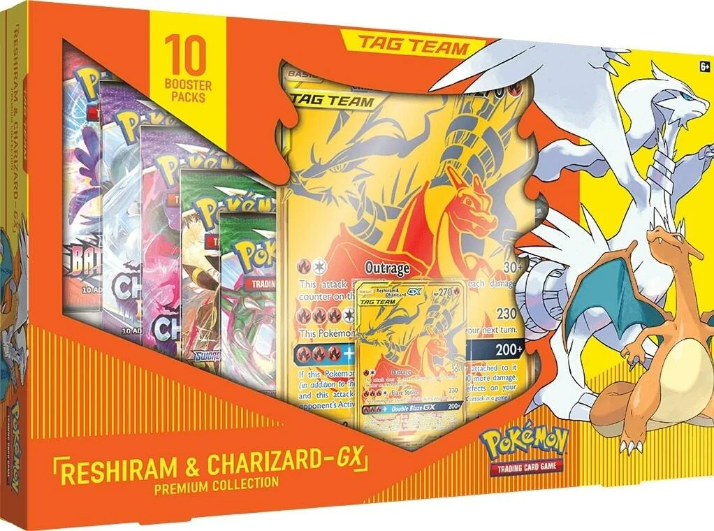 Photo of Reshiram & Charizard Gx Premium Collection Box